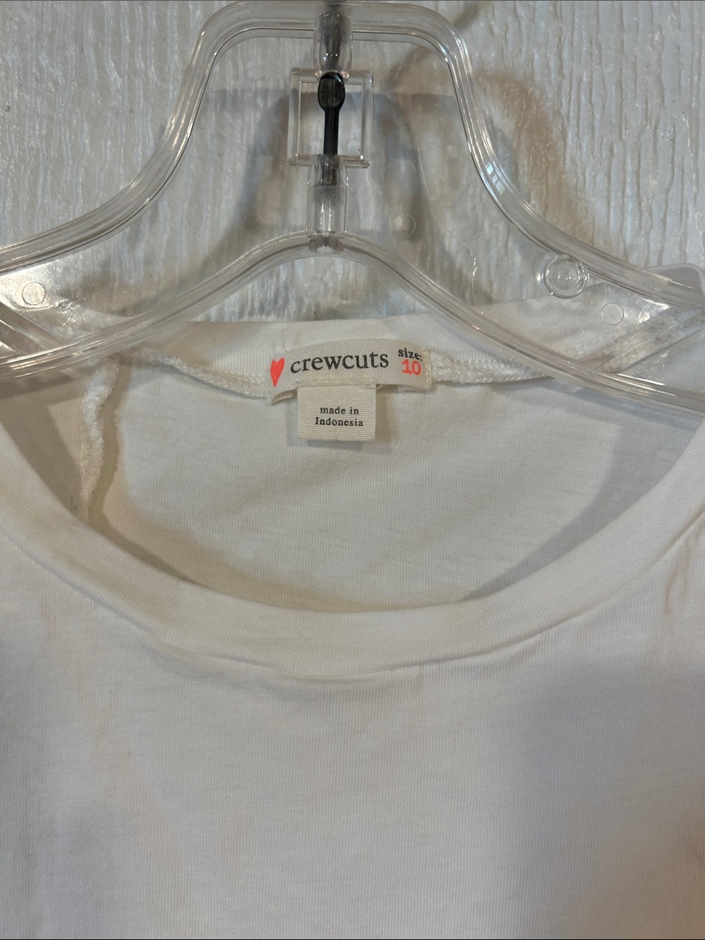 Girls Crewcuts White Short Sleeve Peplum Tee - Picture 2 of 4